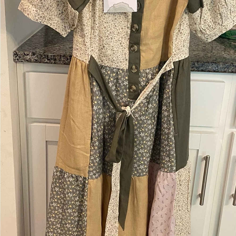Little cottonwood timber patchwork dress women’s small